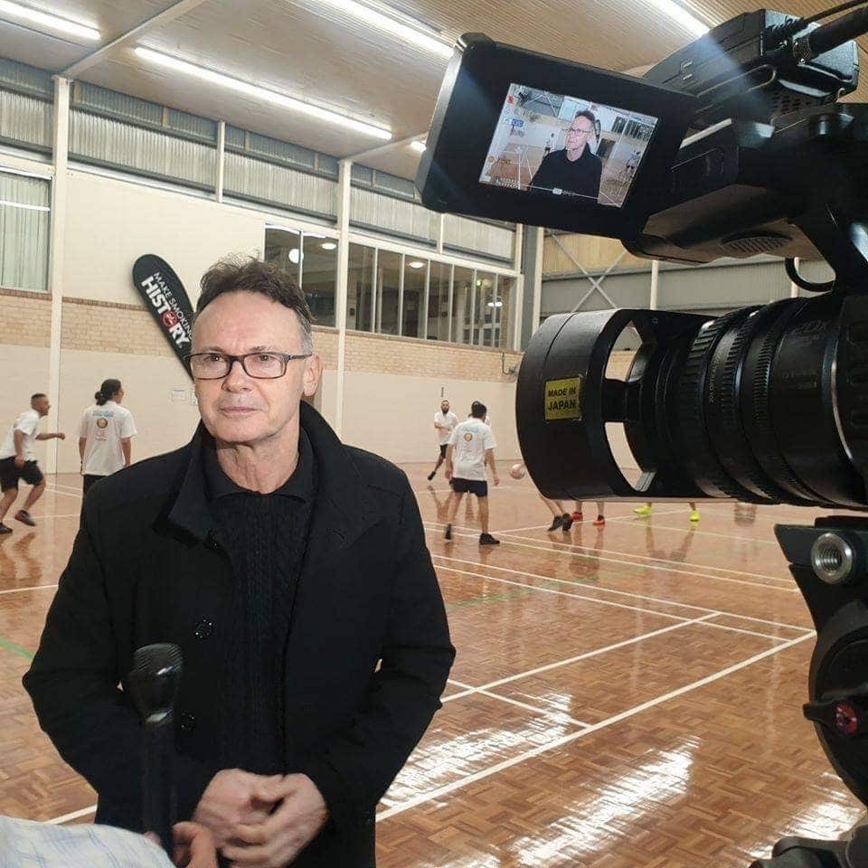 MLA of Thornlie Chris Tallentire, who support football in Perth