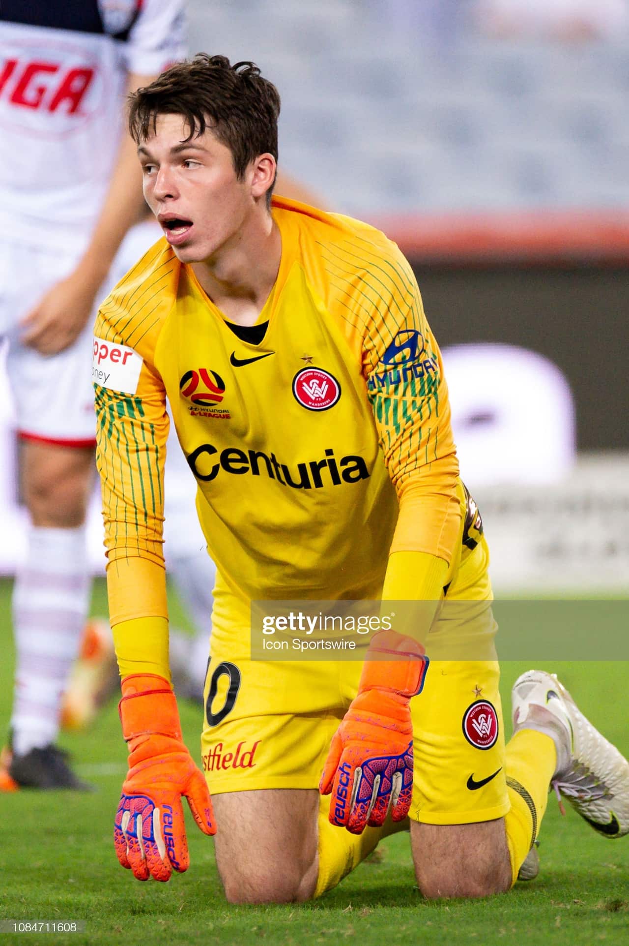 Nick Suman was Australia’s U23 goalie against Indonesia in Tajikistan.