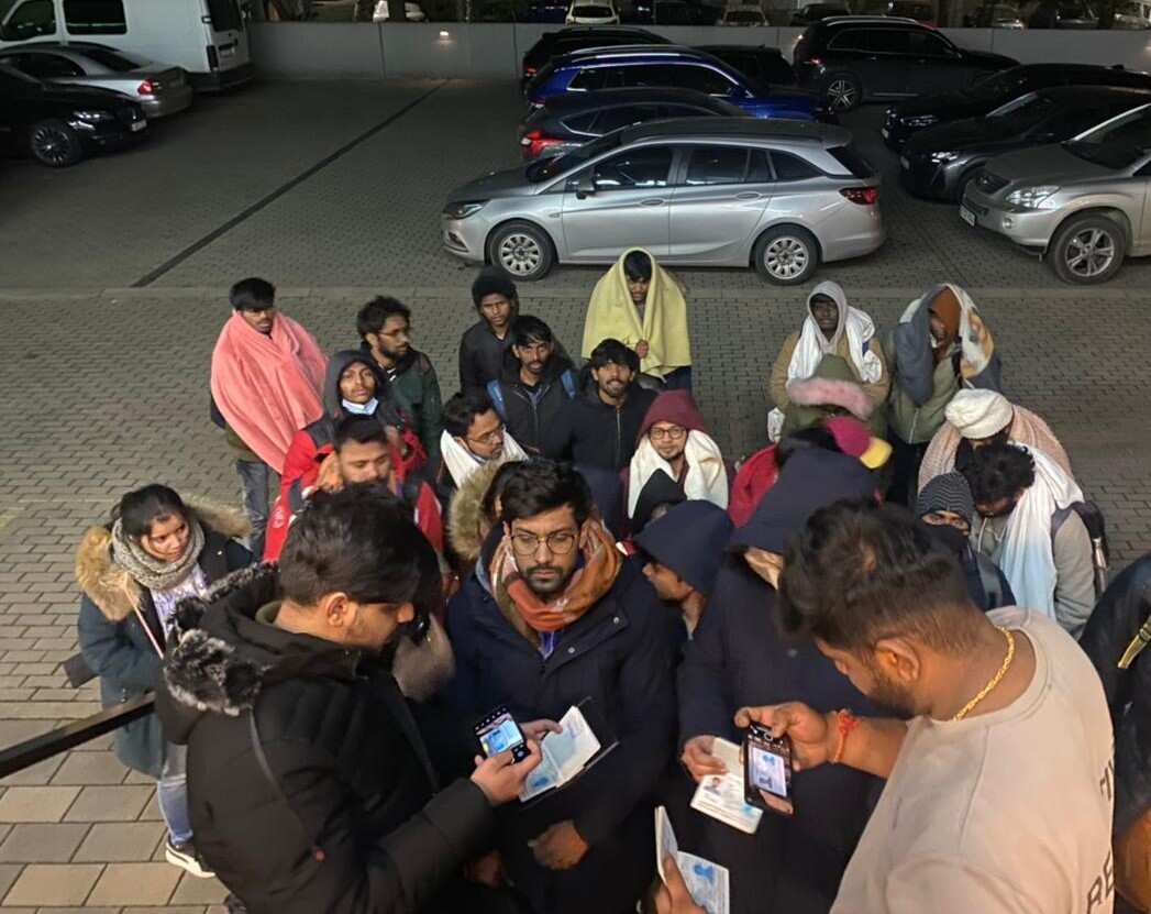Indian students stranded in Ukraine were rescued by the Indian embassy in Slovakia.