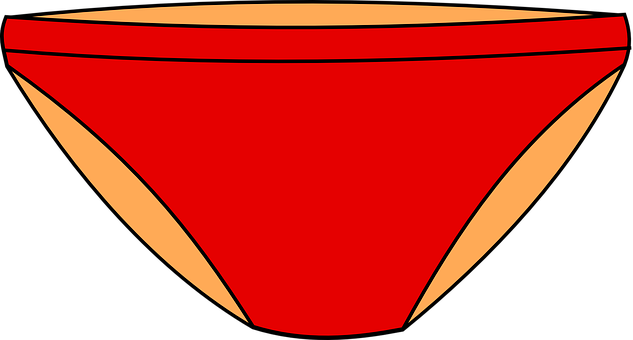 Rote Unterwäsche