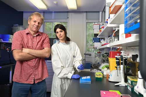 Dr Manuela Cascini and her supervisor Professor Matthew Phillips, QUT