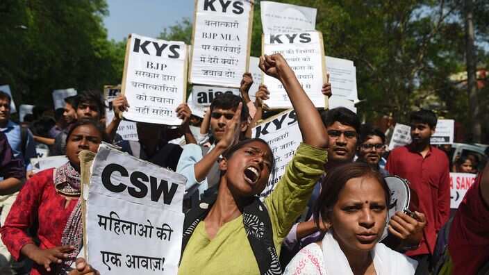 Rape protests in India