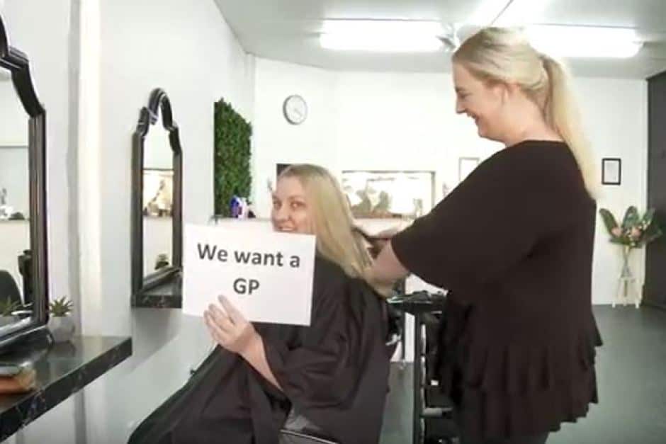 Various community members were involved in starring in the music video to attract doctors to Kerang.
