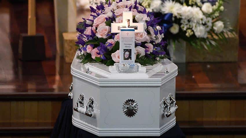 Veronique Sakr, 11, who was killed when a car mounted an Oatlands footpath last Saturday.