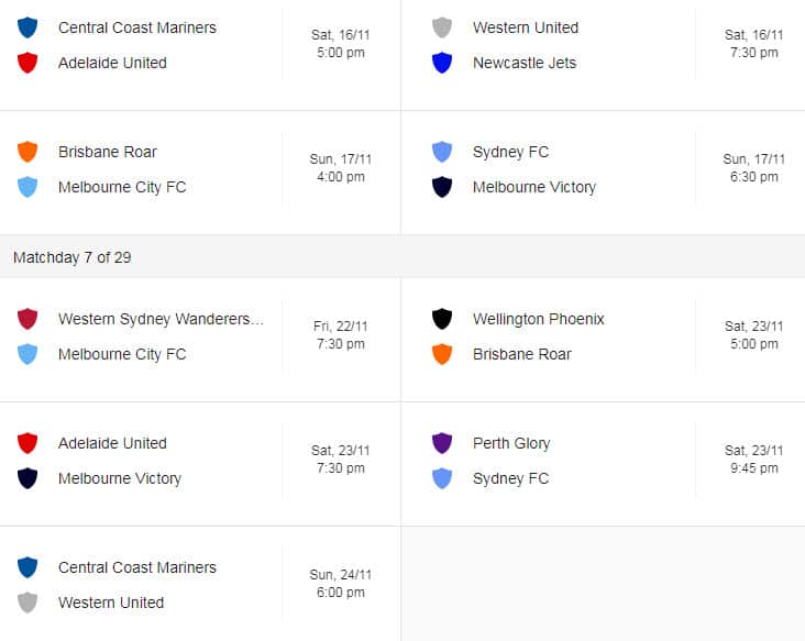 Round 6 A-League
