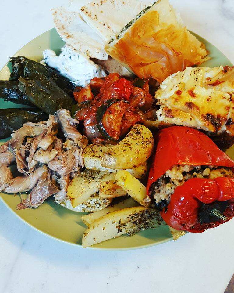 Voula's Greek on a plate