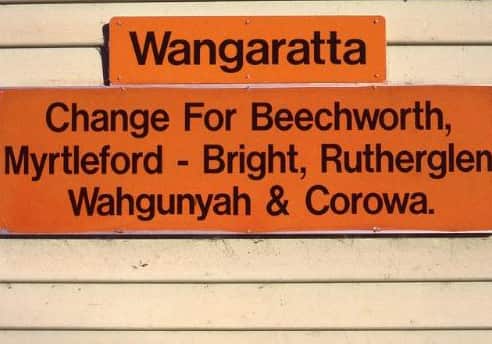 signage for Wangaratta