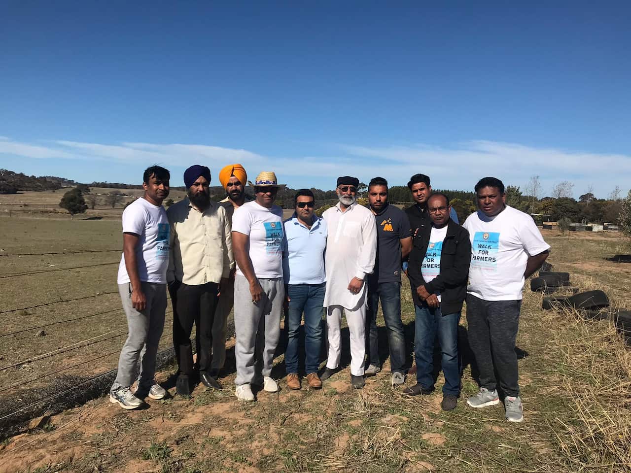 Walk for farmers