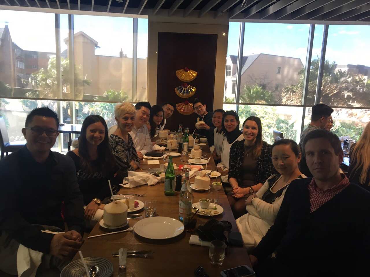 Alyssa Jackson, Communications Executive Shangri-La Hotel Sydney,  Miriam Tulevski from "Wonderful Indonesia" with guests from Food Festival "Taste of Indonesia "