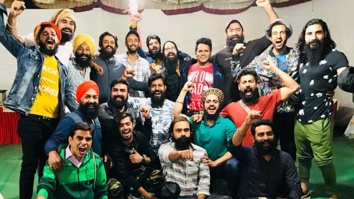 Rajdeep Dhaliwal with film Kesari co-stars