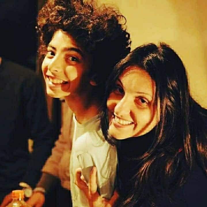 A photo for Marwa Kenawy and her son Youssef Alaraby