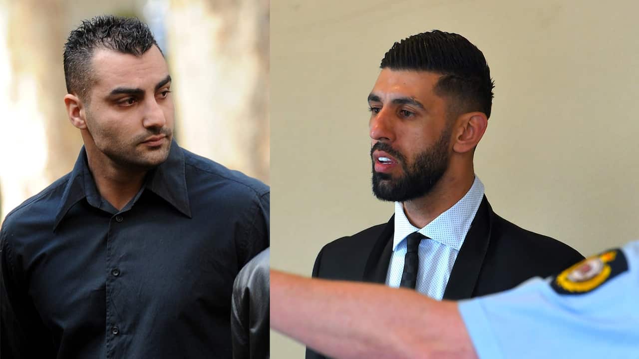 Mick Hawi (L) Jamal Al Jaidi who is one of the accused two (R)
