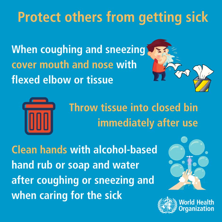WHO advice, coronavirus