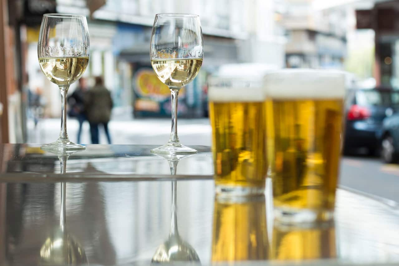 wine and beer