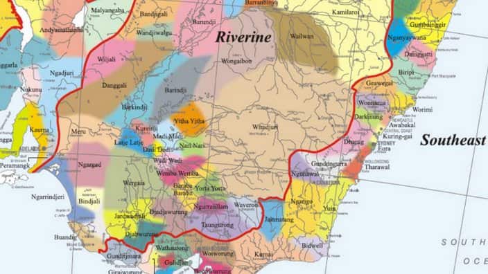 Wiradjuri map