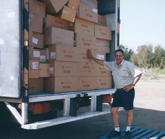 Washington López en Australia.