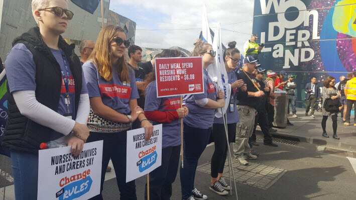 "What we actually want is a large pay rise. We don't want a tax cut."