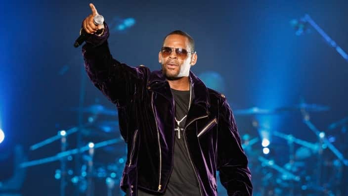US singer R. Kelly performing during a concert at the Heineken Music Hall in Amsterdam, the Netherlands