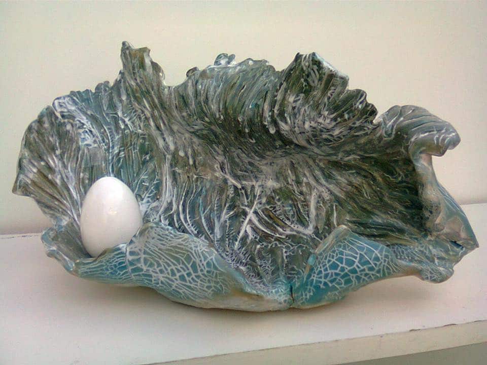 ceramic art work by Znara Ahmad