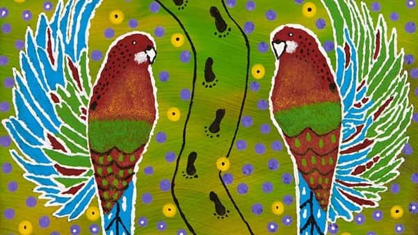 Two Rosellas by David C.