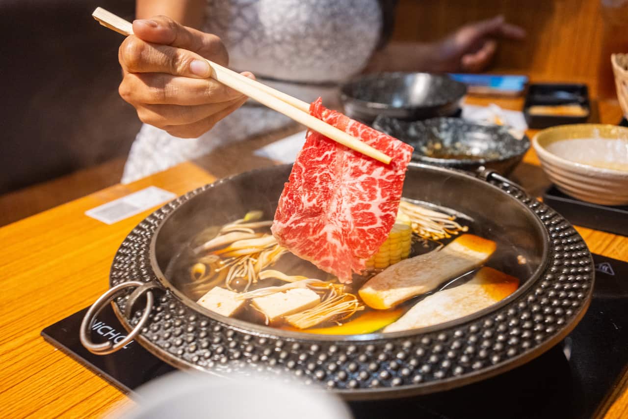 Japanese cuisine includes Shabu Shabu Sukiyaki.