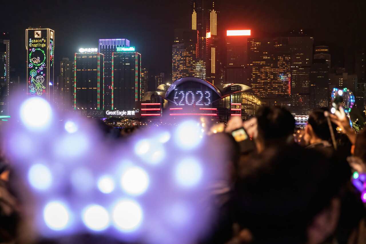 New Year Celebration in Hong Kong, China - 01 Jan 2023