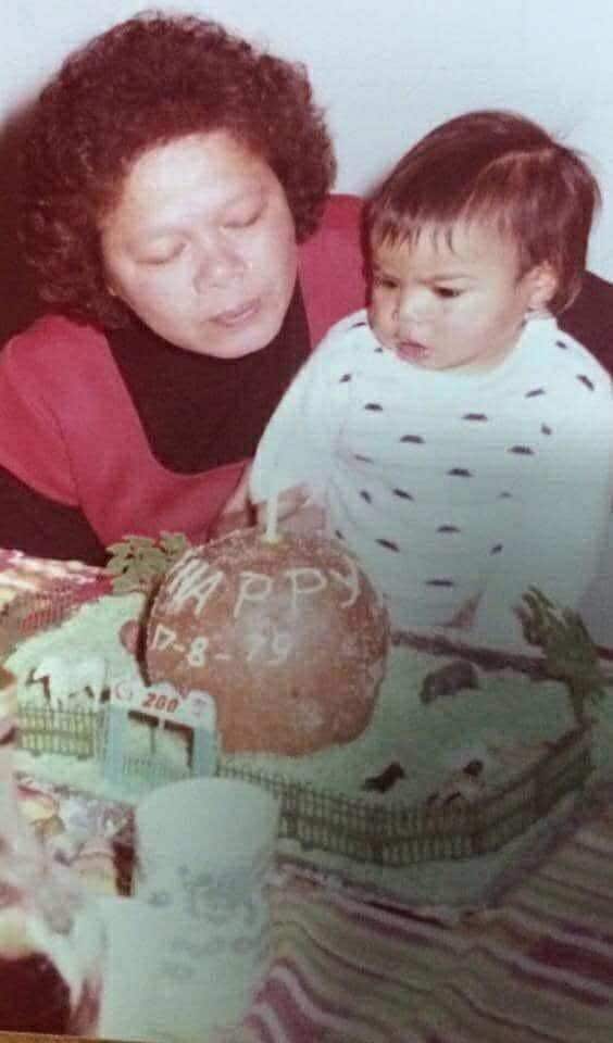 Dr.Isaac ho nia avo feto, Sra. Fernanda Pinto 1979 