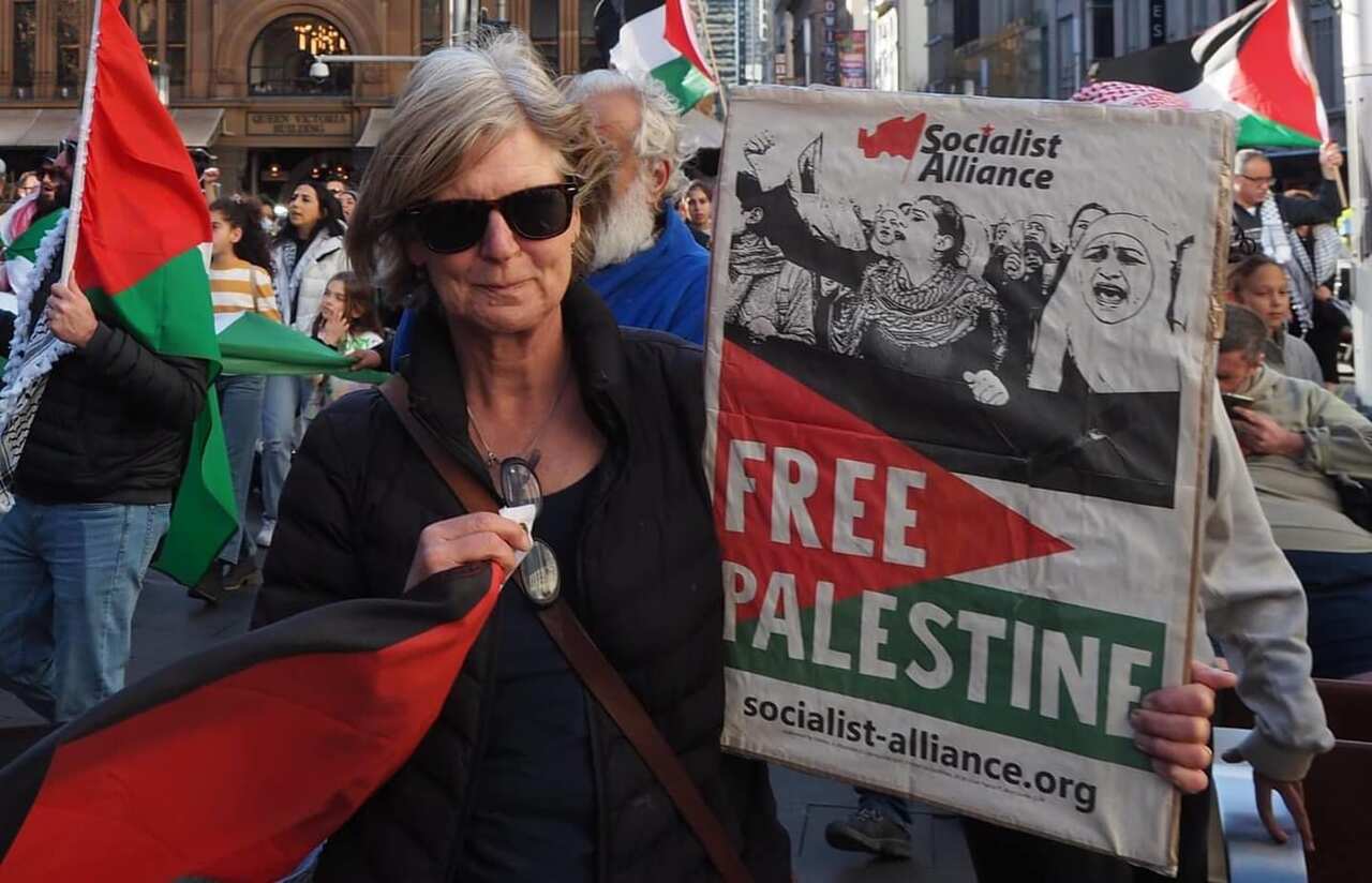 مظاهرات سيدني دعما لفلسطين 2.JPG