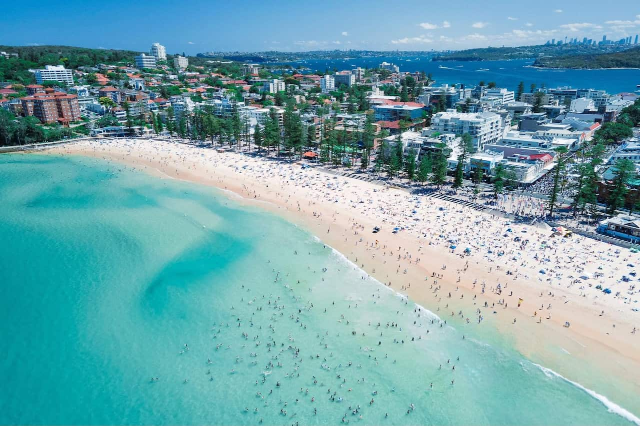 Manly beach in all it’s glory