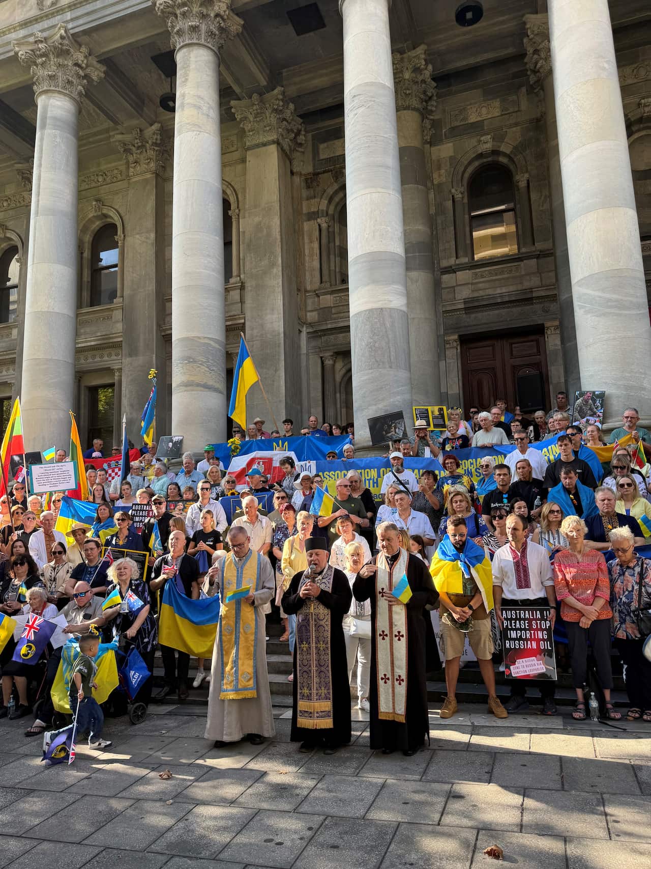 Multicultural community in South Australia marks the fourth anniversary of the beginning of the full-scale Russian invasion of Ukraine (2022) in Adelaide.