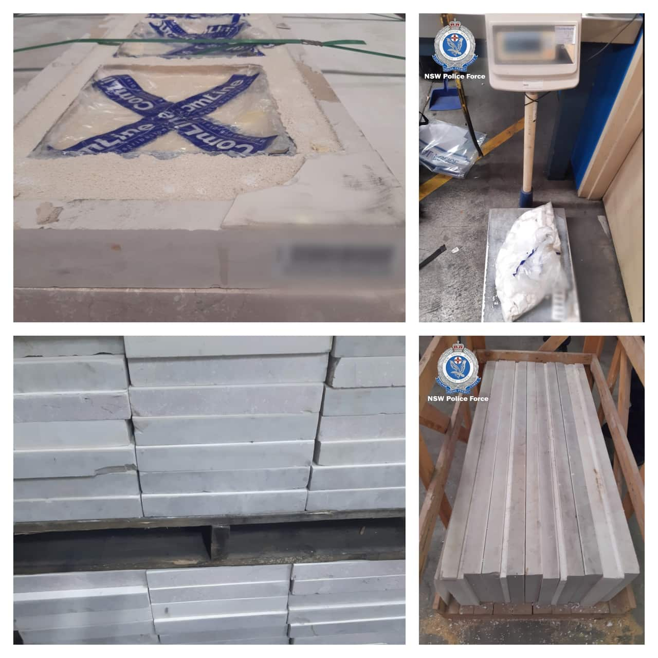 A further tonne of methylamphetamine has been seized as part of ongoing investigations by the Drug and Firearms Squad into the largest detection of the drug at the Australian border.