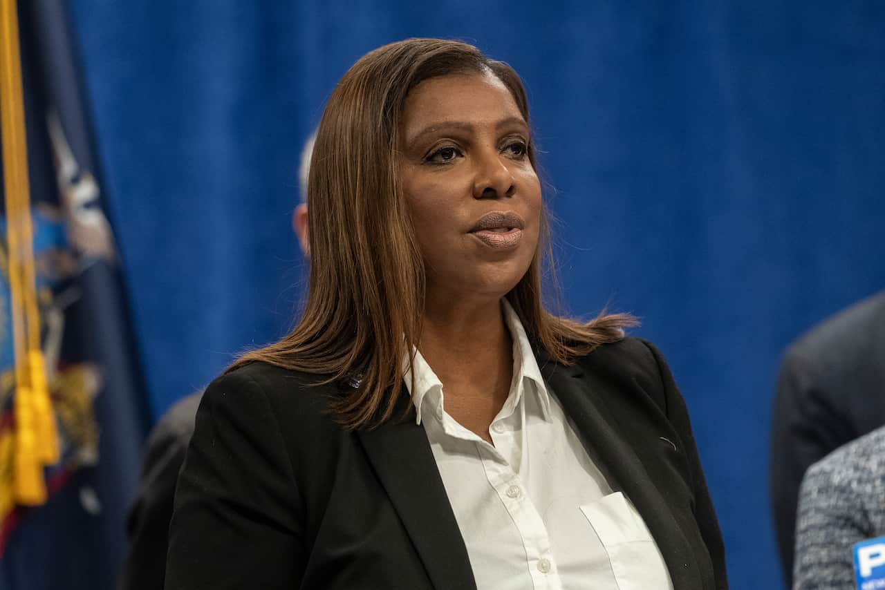 Attorney General Letitia James and Mayor Eric Adams joint announcement