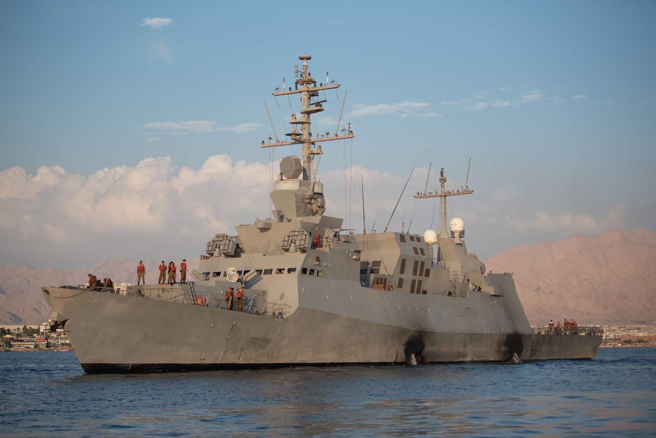 Israel deploys warships in Red Sea