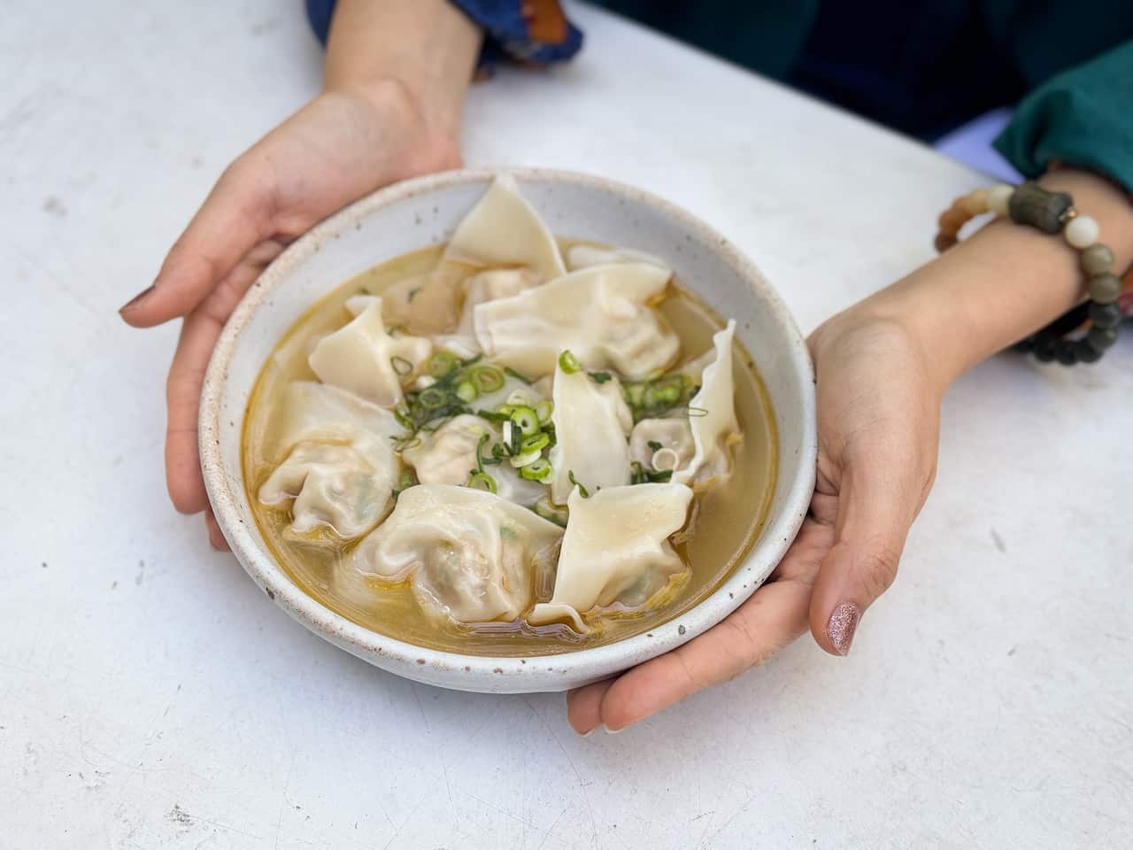 Northern-Style Pork and Green Onion Wontons (北方大馄饨) 