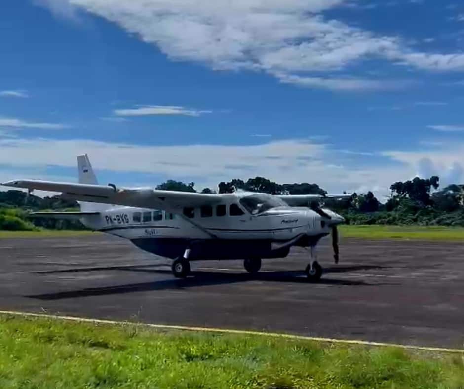 Pesawat perintis yang melayani penerbangan Bengkulu-Enggano.