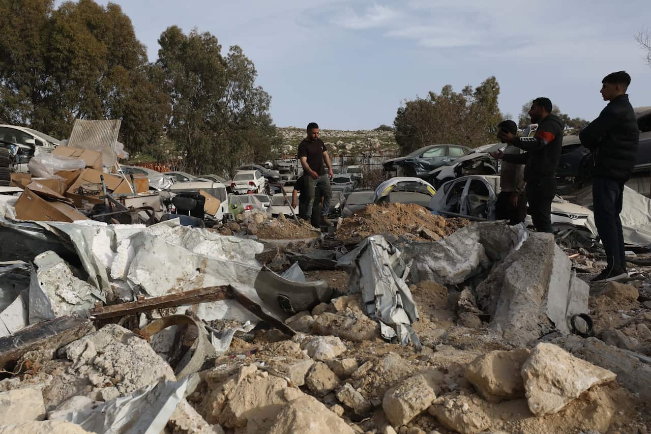 MIDEAST-WEST BANK-NABLUS-DEMOLITION